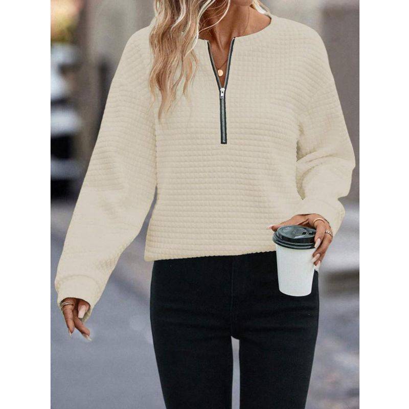 Solid Color New Long Sleeve Women's Sweater - ALL-IN-ONE GENSTORE & SERVICES