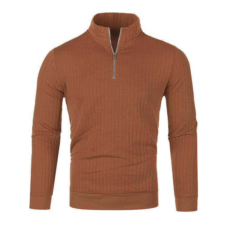 Men's Half-high Collar Zipper Sweater - ALL-IN-ONE GENSTORE & SERVICES