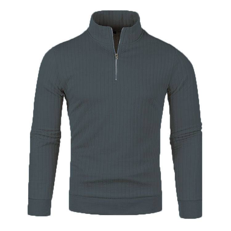 Men's Half-high Collar Zipper Sweater - ALL-IN-ONE GENSTORE & SERVICES