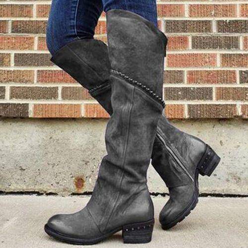 Women's Round Head European And American Martin Shoes - ALL-IN-ONE GENSTORE & SERVICES