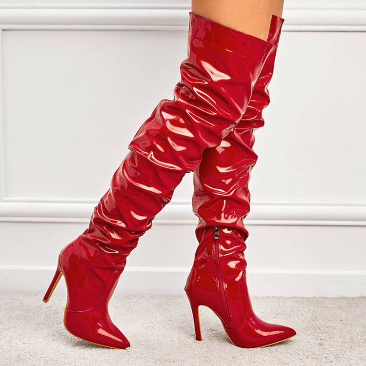 Knee High Long Boots Women Fashion Super High Heel Party Shoes - ALL-IN-ONE GENSTORE & SERVICES