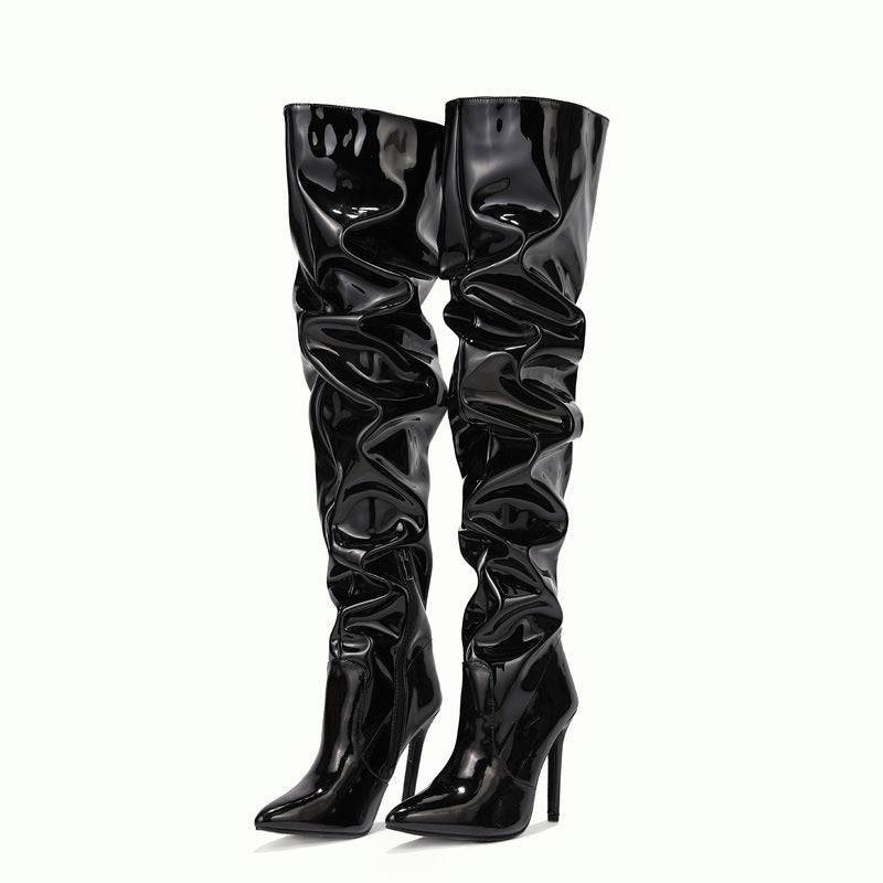Knee High Long Boots Women Fashion Super High Heel Party Shoes - ALL-IN-ONE GENSTORE & SERVICES