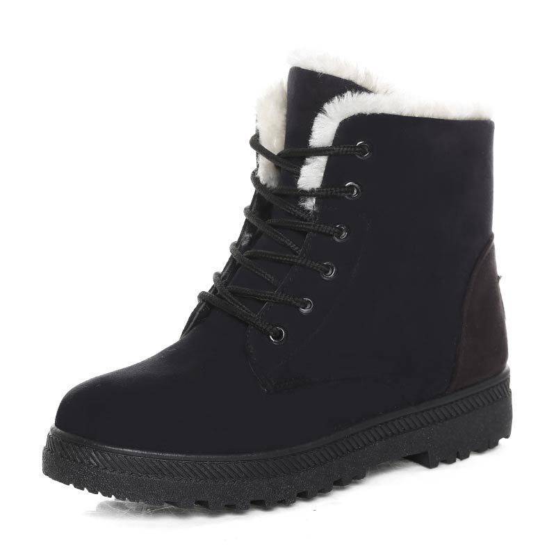 Winter Snow Boots With Warm Plush Ankle Boots For Women Shoes - ALL-IN-ONE GENSTORE & SERVICES