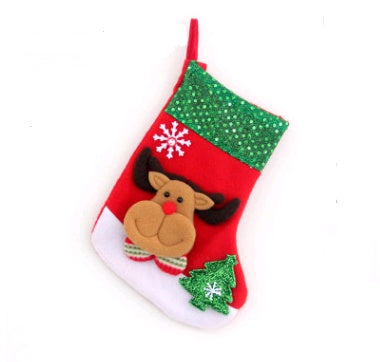 Christmas Decorations Santa Claus Socks Christmas Tree Pendant Christmas Socks Gift Bag Christmas Bag - ALL-IN-ONE GENSTORE & SERVICES