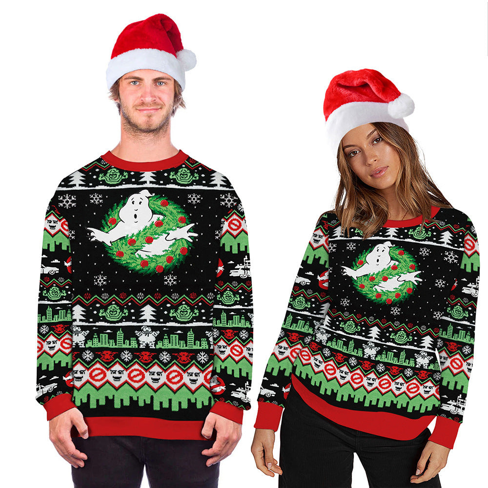 Christmas print sweater - ALL-IN-ONE GENSTORE & SERVICES