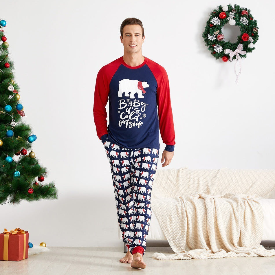 New Christmas Elements Printed Parent-Child Wear Set  Family Wear Home Wear Set - ALL-IN-ONE GENSTORE & SERVICES