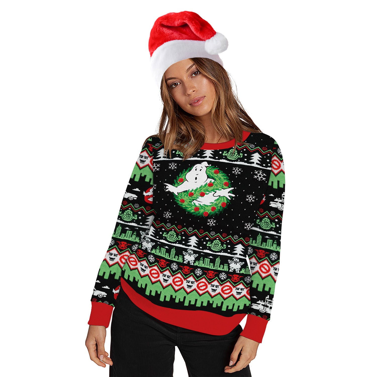 Christmas print sweater - ALL-IN-ONE GENSTORE & SERVICES