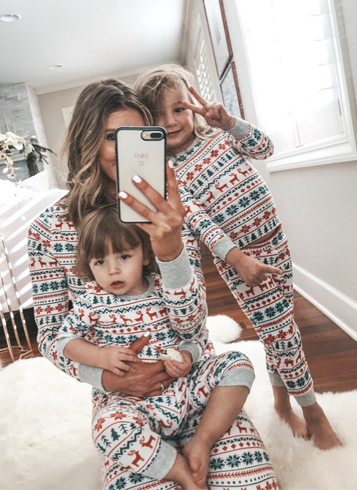 Christmas Pajamas Family Matching New Year Father Mother Kids Baby Look Clothes Set Dad Mom And Daughter Son Pyjamas Outfit - ALL-IN-ONE GENSTORE & SERVICES