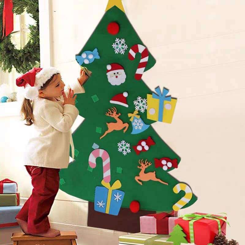 DIY Felt Christmas Tree With Three-dimensional Christmas Tree - ALL-IN-ONE GENSTORE & SERVICES