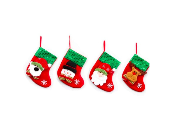 Christmas Decorations Santa Claus Socks Christmas Tree Pendant Christmas Socks Gift Bag Christmas Bag - ALL-IN-ONE GENSTORE & SERVICES