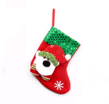 Christmas Decorations Santa Claus Socks Christmas Tree Pendant Christmas Socks Gift Bag Christmas Bag - ALL-IN-ONE GENSTORE & SERVICES