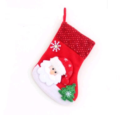 Christmas Decorations Santa Claus Socks Christmas Tree Pendant Christmas Socks Gift Bag Christmas Bag - ALL-IN-ONE GENSTORE & SERVICES