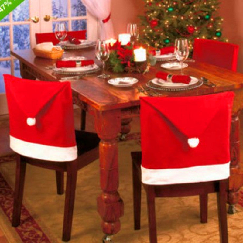 High quality Christmas Chairs Set Christmas goods table decorated Christmas hat in large quantities - ALL-IN-ONE GENSTORE & SERVICES