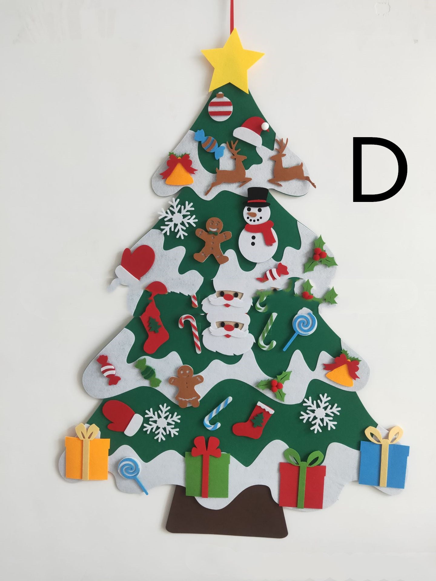 DIY Felt Christmas Tree With Three-dimensional Christmas Tree - ALL-IN-ONE GENSTORE & SERVICES