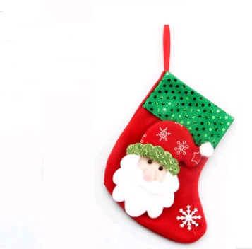 Christmas Decorations Santa Claus Socks Christmas Tree Pendant Christmas Socks Gift Bag Christmas Bag - ALL-IN-ONE GENSTORE & SERVICES