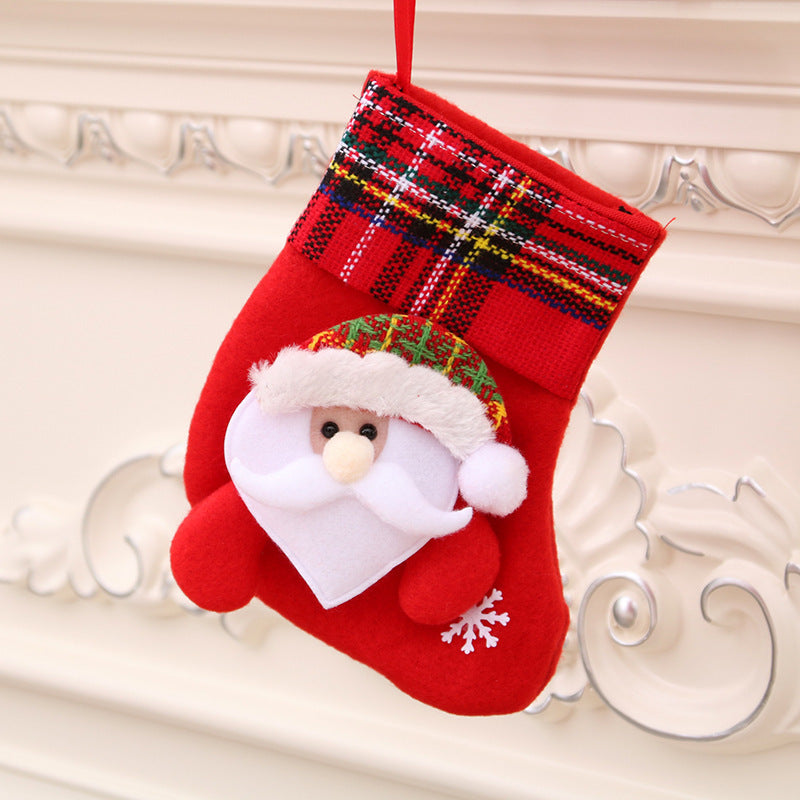 Christmas Decorations Santa Claus Socks Christmas Tree Pendant Christmas Socks Gift Bag Christmas Bag - ALL-IN-ONE GENSTORE & SERVICES