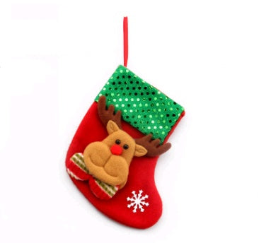 Christmas Decorations Santa Claus Socks Christmas Tree Pendant Christmas Socks Gift Bag Christmas Bag - ALL-IN-ONE GENSTORE & SERVICES