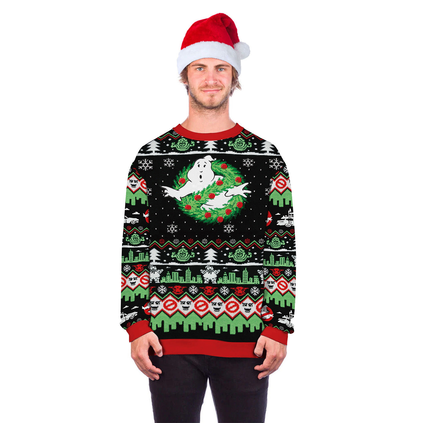 Christmas print sweater - ALL-IN-ONE GENSTORE & SERVICES