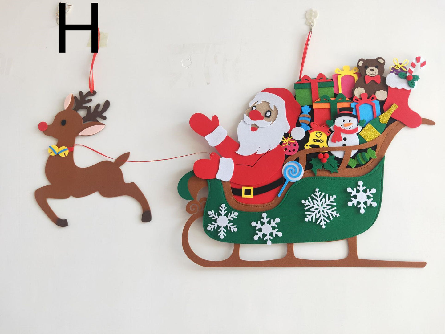 DIY Felt Christmas Tree With Three-dimensional Christmas Tree - ALL-IN-ONE GENSTORE & SERVICES