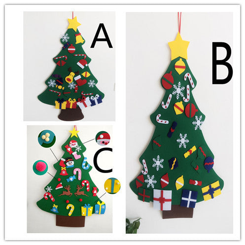 DIY Felt Christmas Tree With Three-dimensional Christmas Tree - ALL-IN-ONE GENSTORE & SERVICES