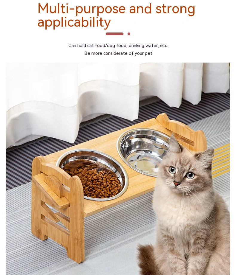 PurrfectMeal Double Bowl Trolley - ALL-IN-ONE GENSTORE & SERVICES