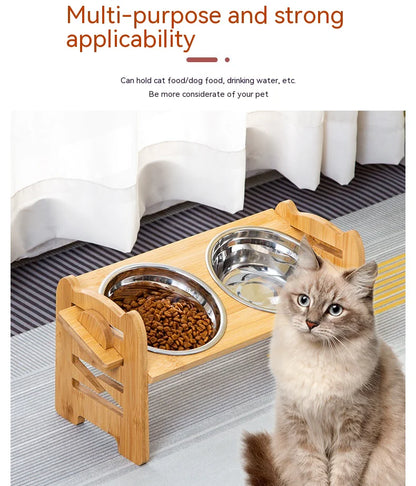 PurrfectMeal Double Bowl Trolley - ALL-IN-ONE GENSTORE & SERVICES