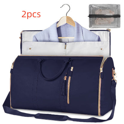 Large Capacity Travel Duffle Bag Women's Handbag Folding Suit Bag Waterproof Clothes Totes - ALL-IN-ONE GENSTORE & SERVICES