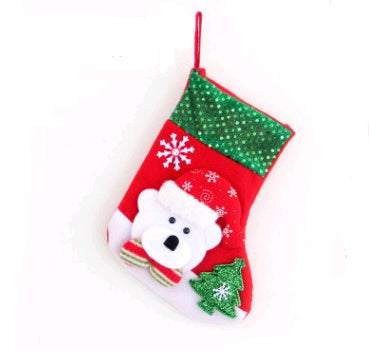 Christmas Decorations Santa Claus Socks Christmas Tree Pendant Christmas Socks Gift Bag Christmas Bag - ALL-IN-ONE GENSTORE & SERVICES