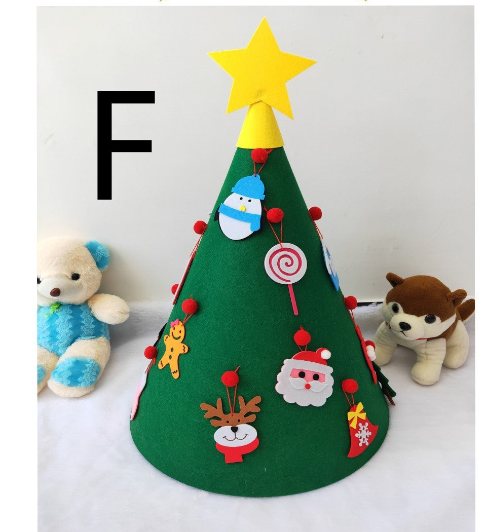 DIY Felt Christmas Tree With Three-dimensional Christmas Tree - ALL-IN-ONE GENSTORE & SERVICES