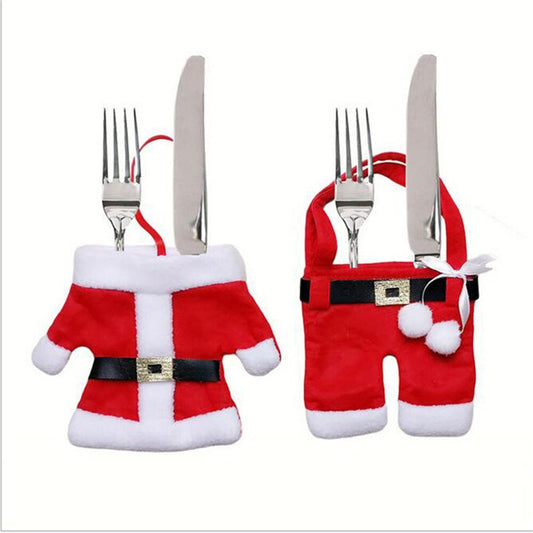 Christmas knife and fork bag Christmas tableware set - ALL-IN-ONE GENSTORE & SERVICES