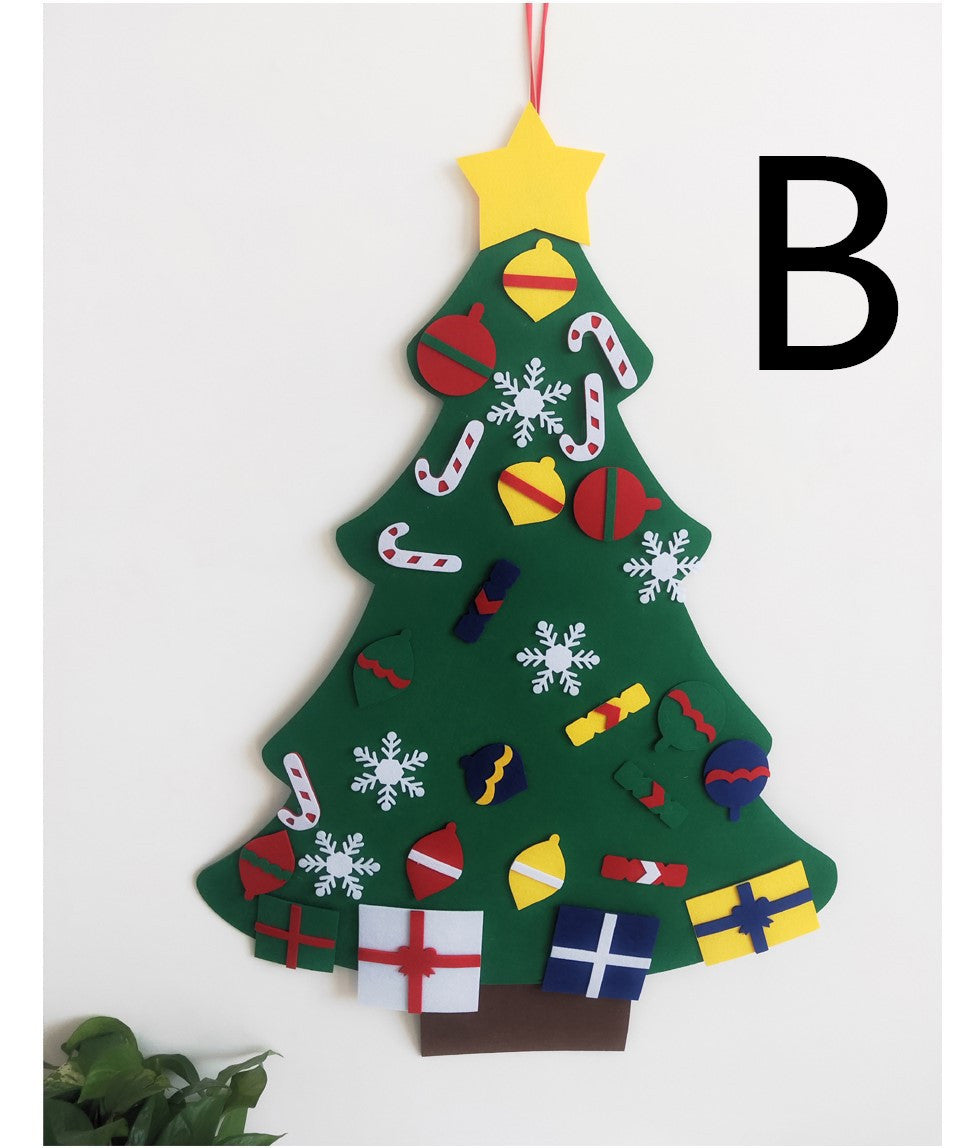 DIY Felt Christmas Tree With Three-dimensional Christmas Tree - ALL-IN-ONE GENSTORE & SERVICES