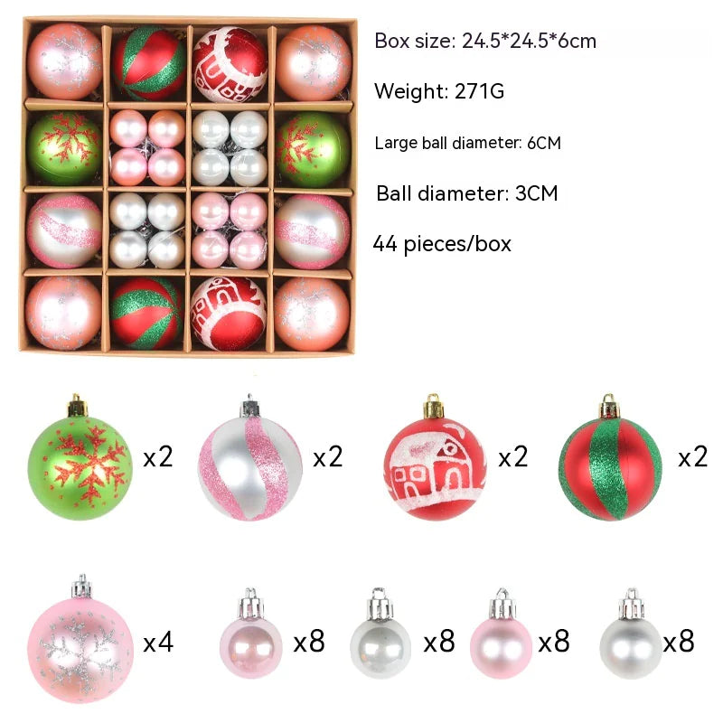 Colorful Christmas Ornament Ball Set - ALL-IN-ONE GENSTORE & SERVICES