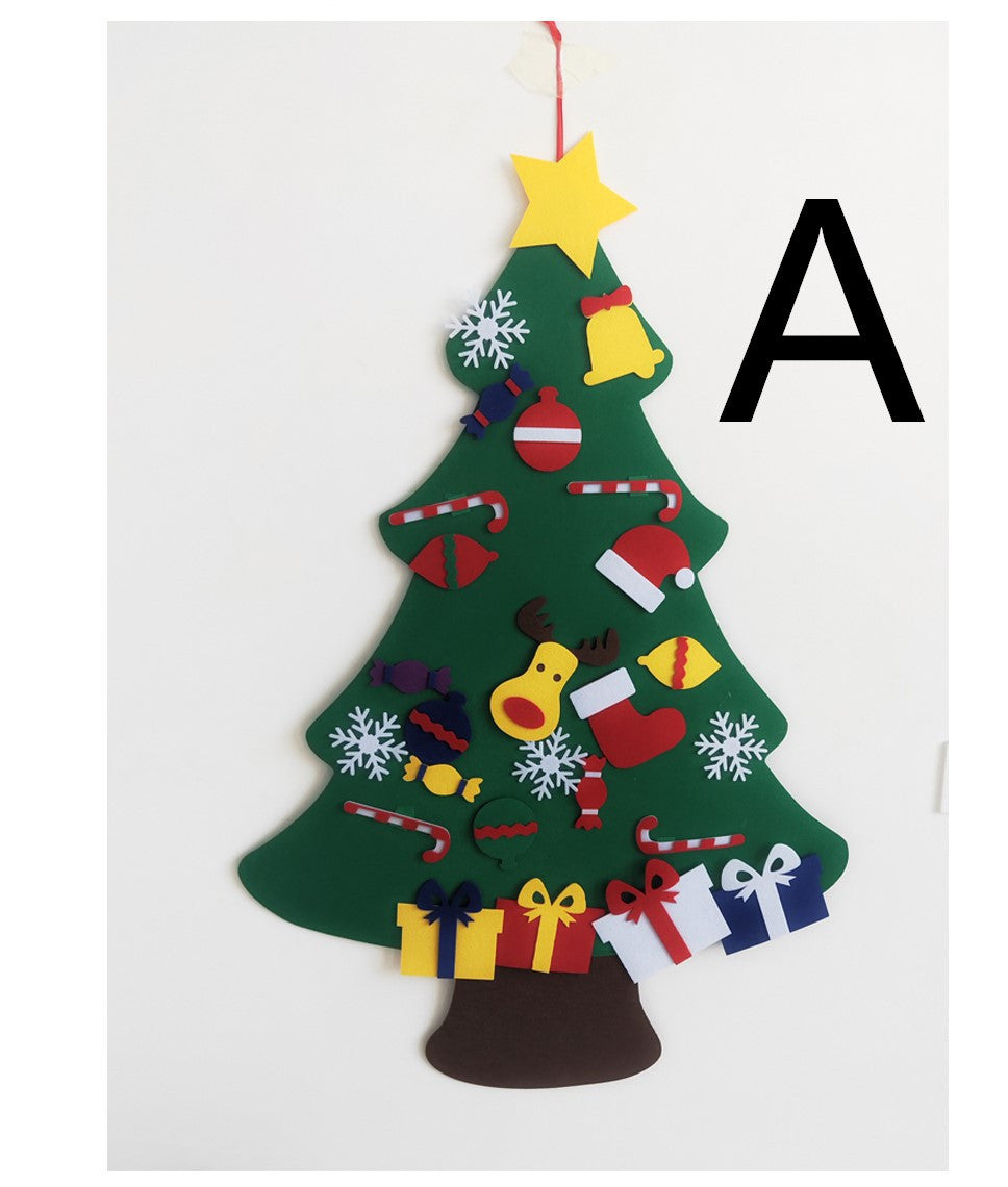 DIY Felt Christmas Tree With Three-dimensional Christmas Tree - ALL-IN-ONE GENSTORE & SERVICES