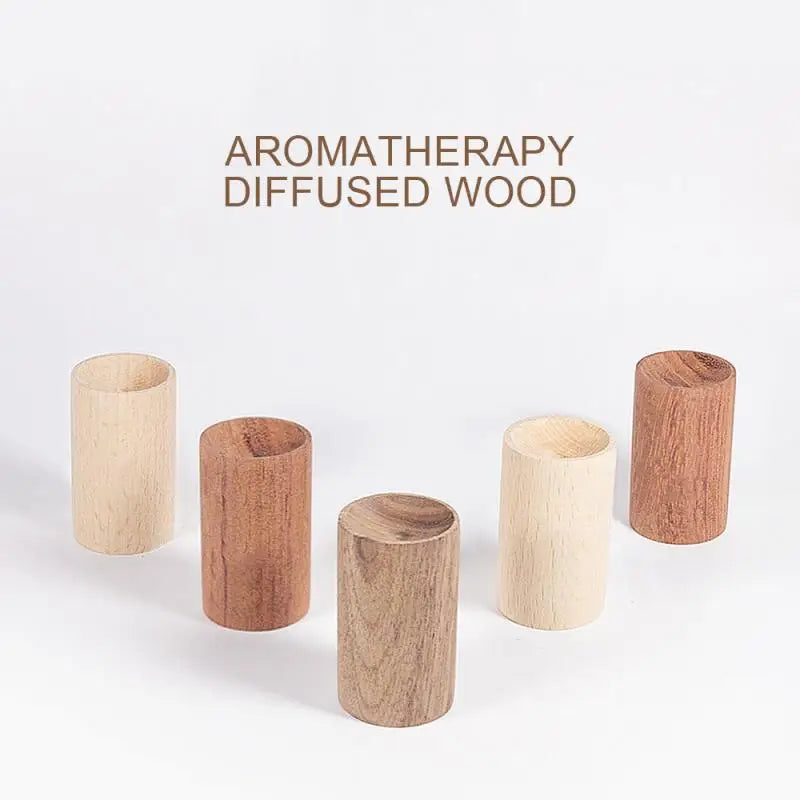 Essential Oil Diffuser Container Slowly Volatile Cherry Wooden Essential Oil for Sleep Push Oil Car Yoga Aromatherapy Inhaler - ALL-IN-ONE GENSTORE & SERVICES