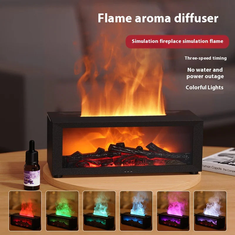 Fireplace Flame Humidifier with Remote & Aromatherapy - ALL-IN-ONE GENSTORE & SERVICES