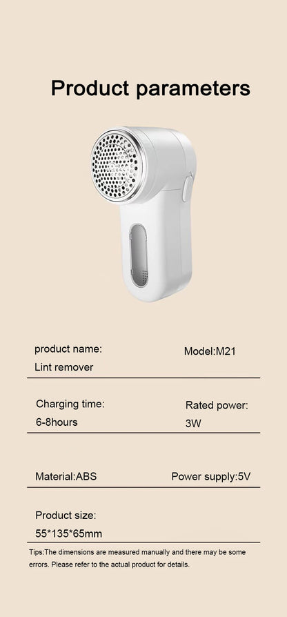 Portable Lint Removers for Clothes Rechargable Cloth Fabric Shaver Fluff Pellet Remove Machine Home xiaomi Lint Eliminator - ALL-IN-ONE GENSTORE & SERVICES