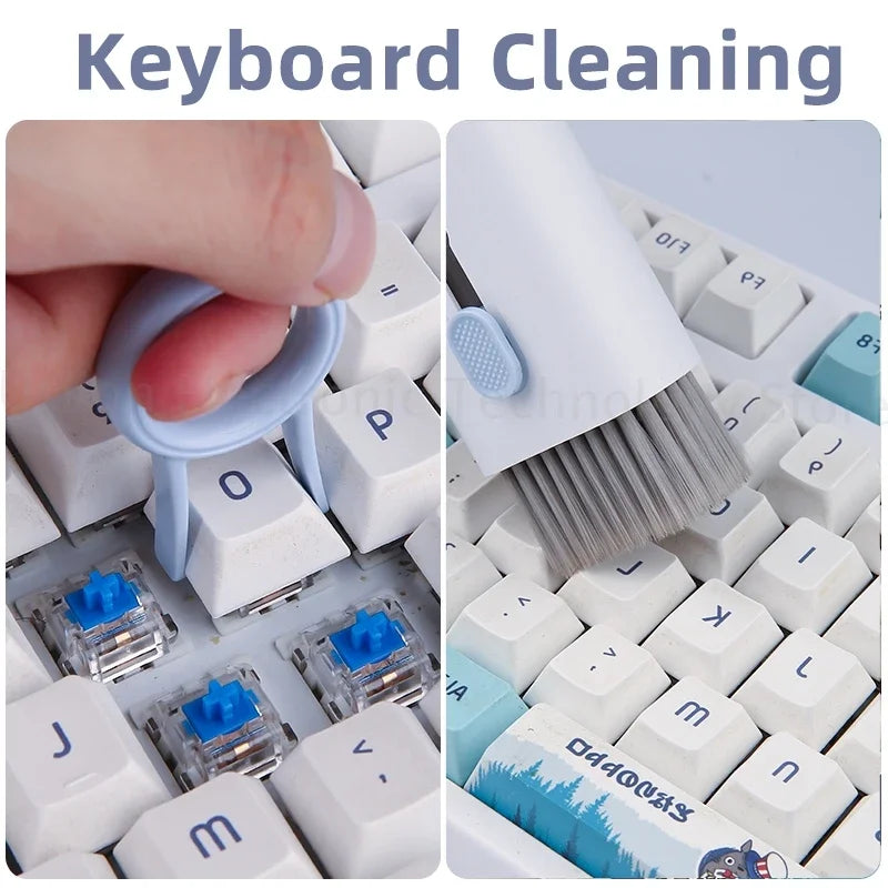 7-in-1 Computer Keyboard Cleaner Brush Kit Earphone Cleaning Pen For Headset iPad Phone Cleaning Tools Cleaner Keycap Puller Kit - ALL-IN-ONE GENSTORE & SERVICES