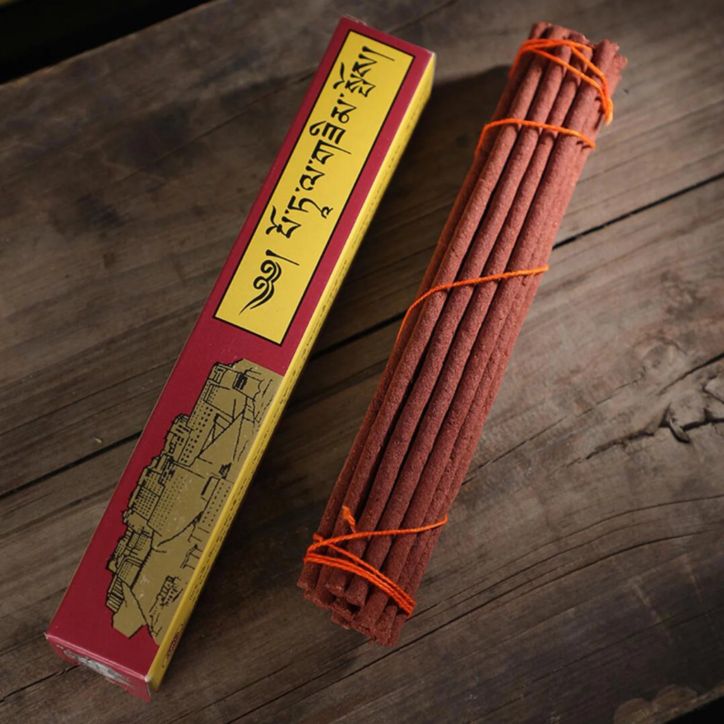 1Box Potala Tibetan Incense Stick 15/25cm Handmade From Highly Flavoured Medicinal Herbs Tibet Traditional Room Fragrance #W0 - ALL-IN-ONE GENSTORE & SERVICES