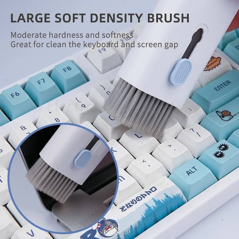 7-in-1 Computer Keyboard Cleaner Brush Kit Earphone Cleaning Pen For Headset iPad Phone Cleaning Tools Cleaner Keycap Puller Kit - ALL-IN-ONE GENSTORE & SERVICES