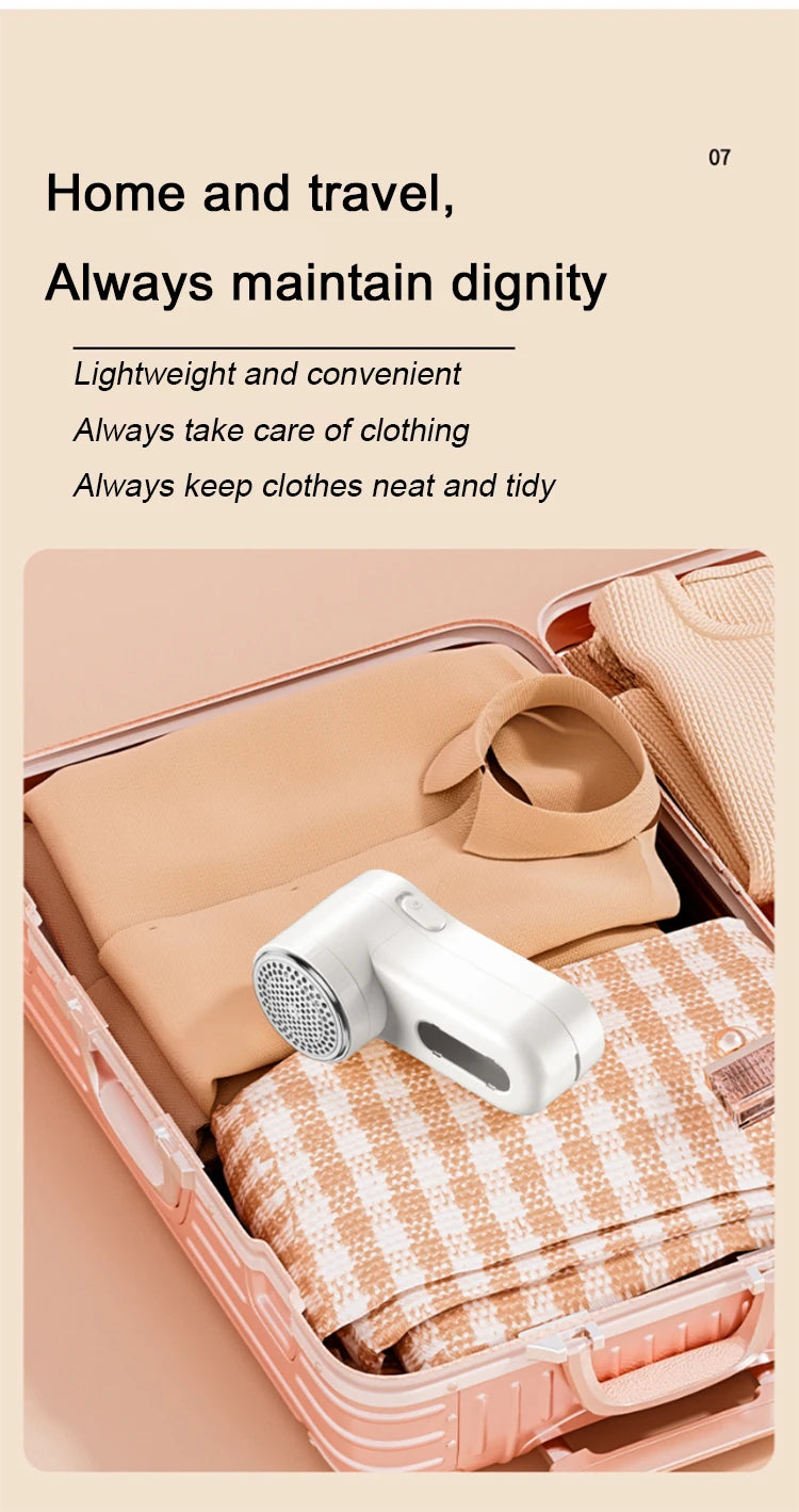 Portable Lint Removers for Clothes Rechargable Cloth Fabric Shaver Fluff Pellet Remove Machine Home xiaomi Lint Eliminator - ALL-IN-ONE GENSTORE & SERVICES