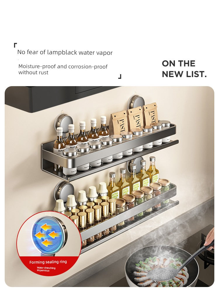 Punch-Free Suction Rack Wall-Mounted For Home Kitchen - ALL-IN-ONE GENSTORE & SERVICES