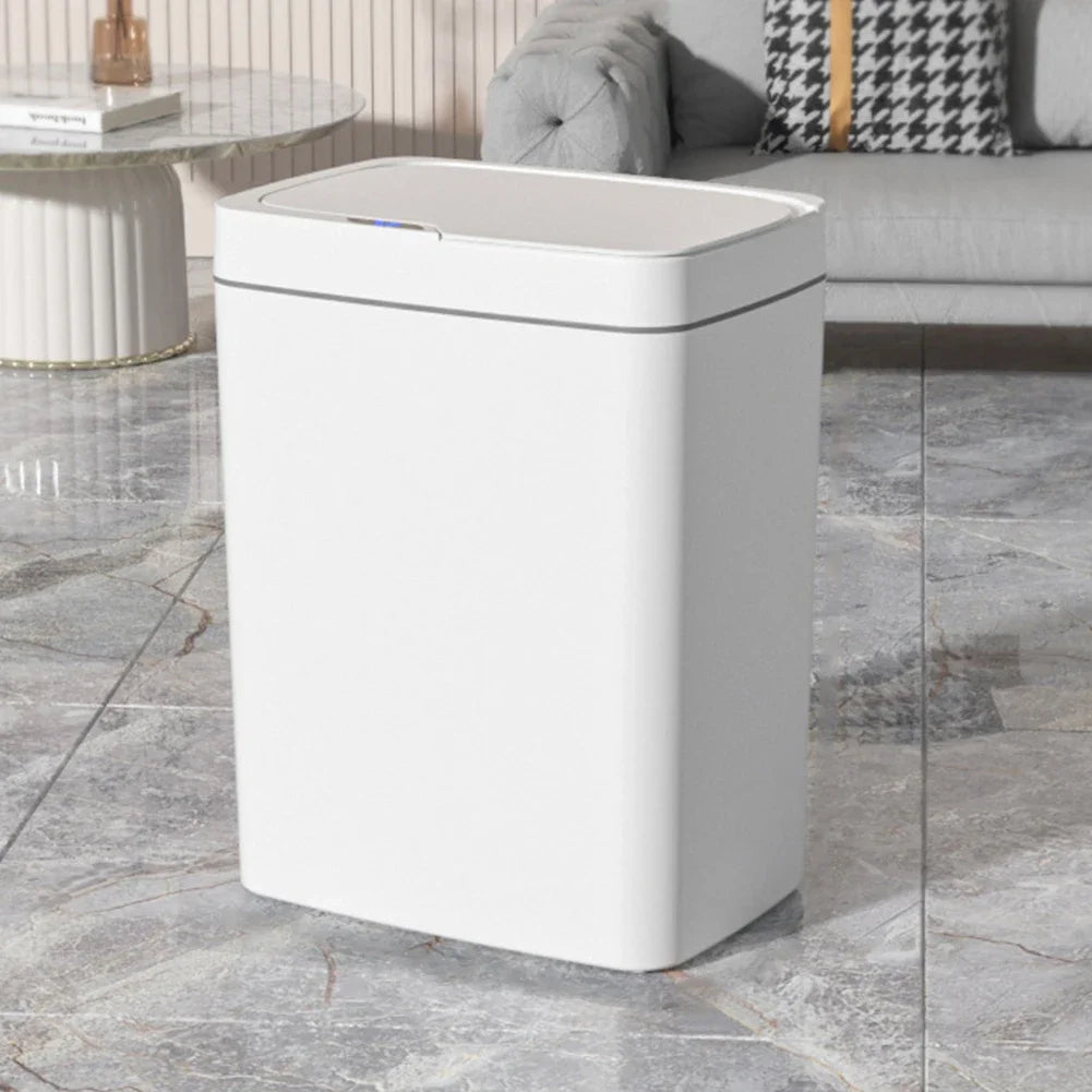 15/18L Smart Sensor Trash Can Waterproof Intelligent Touchless Trash Can Quiet Auto Motion Sensor Rubbish for Kitchen Bathroom - ALL-IN-ONE GENSTORE & SERVICES