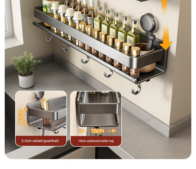 Punch-Free Suction Rack Wall-Mounted For Home Kitchen - ALL-IN-ONE GENSTORE & SERVICES