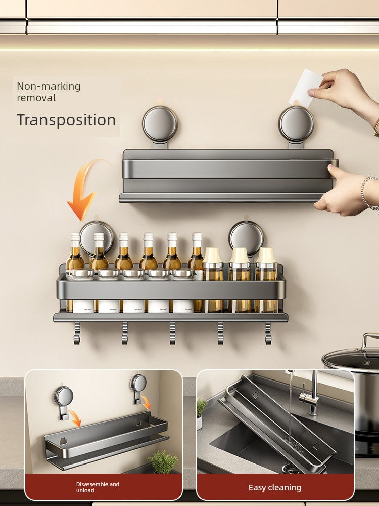 Punch-Free Suction Rack Wall-Mounted For Home Kitchen - ALL-IN-ONE GENSTORE & SERVICES