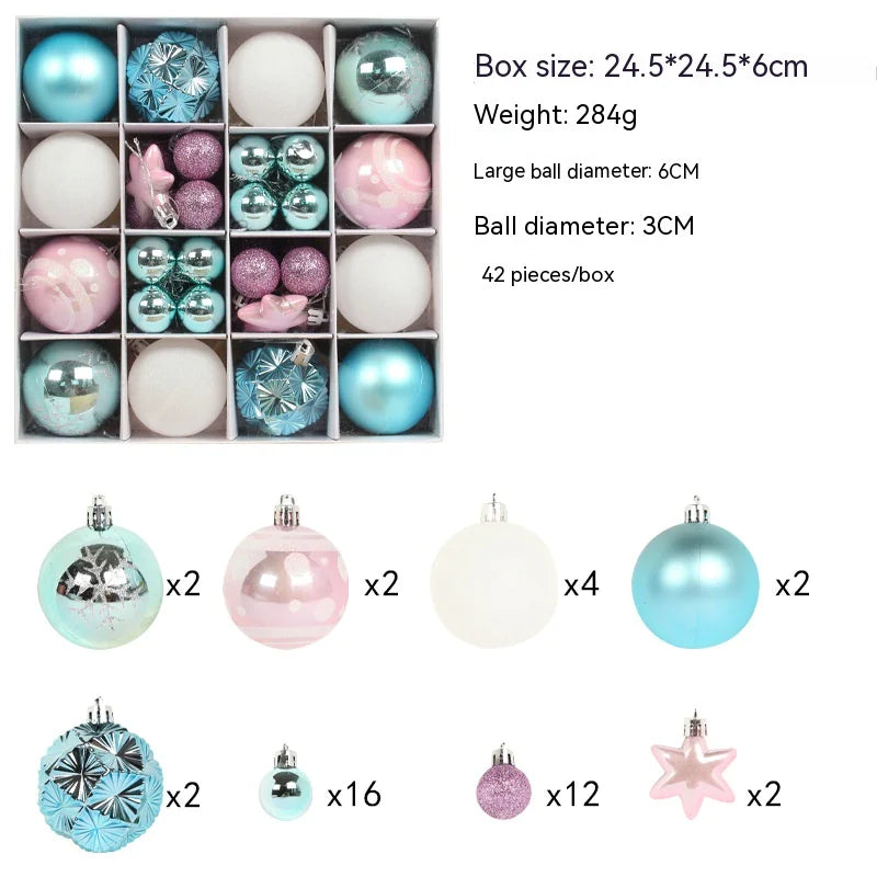 Colorful Christmas Ornament Ball Set - ALL-IN-ONE GENSTORE & SERVICES