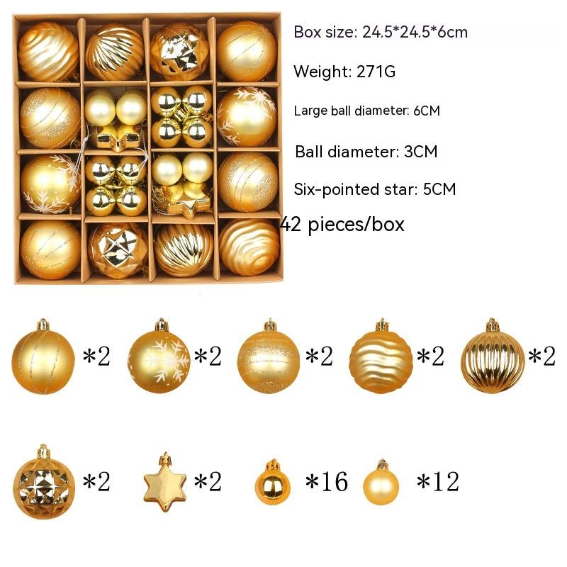 Colorful Christmas Ornament Ball Set - ALL-IN-ONE GENSTORE & SERVICES