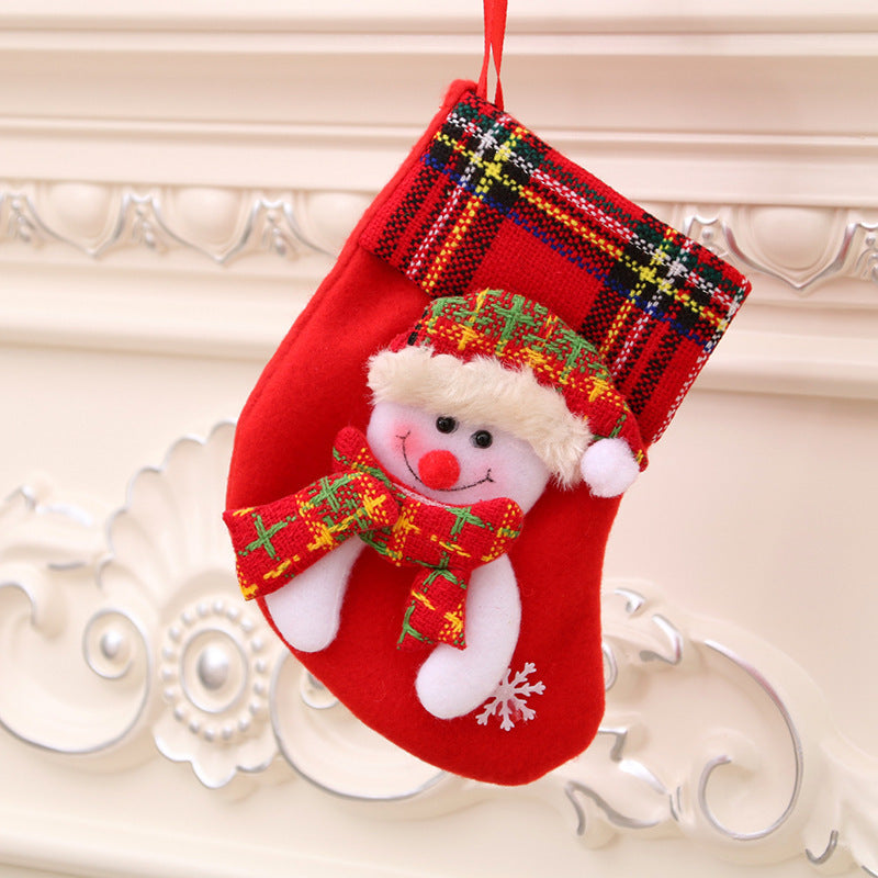 Christmas Decorations Santa Claus Socks Christmas Tree Pendant Christmas Socks Gift Bag Christmas Bag - ALL-IN-ONE GENSTORE & SERVICES