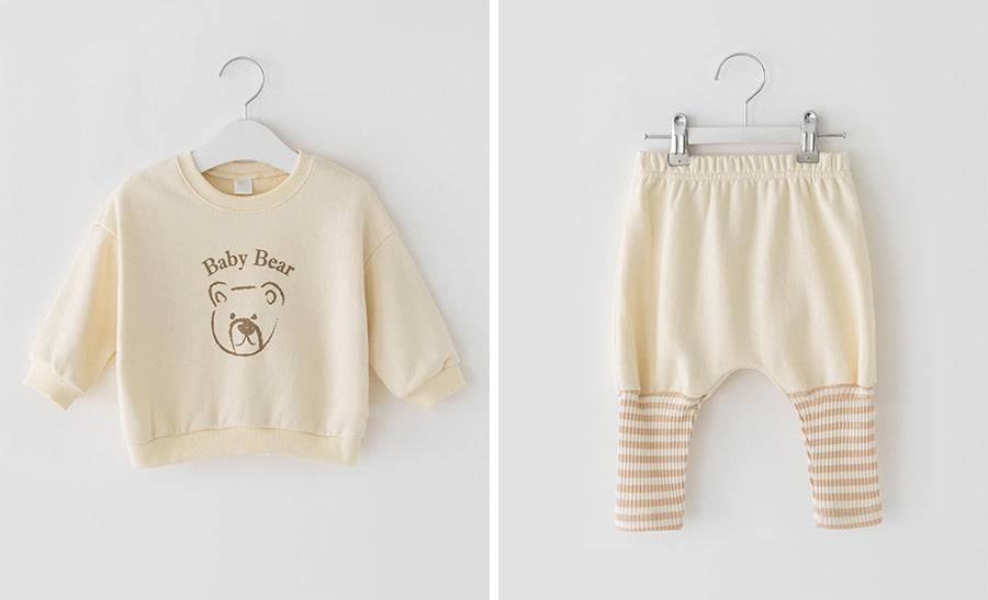 Two Piece Set Of Harem Pants For Infants And Toddlers