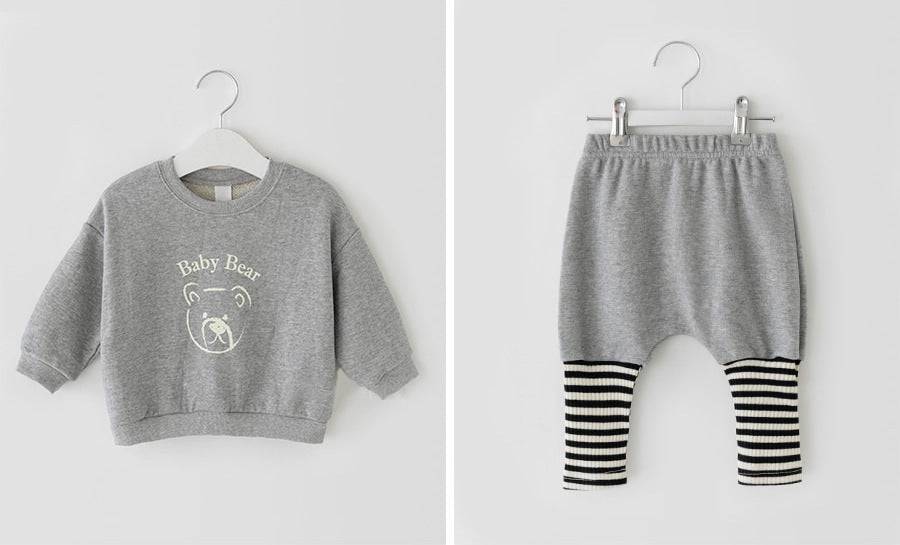 Two Piece Set Of Harem Pants For Infants And Toddlers