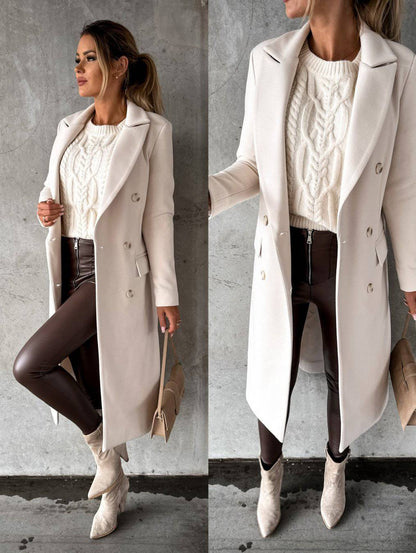 Fashion Casual Woolen Coat Women - ALL-IN-ONE GENSTORE & SERVICES